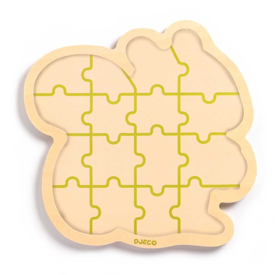 Drewniane puzzle w ramce WIEWIÓRKA / Djeco