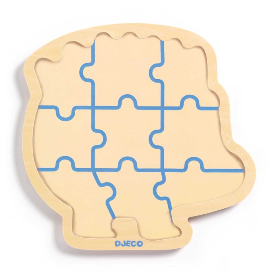 Drewniane puzzle w ramce JEŻ / Djeco