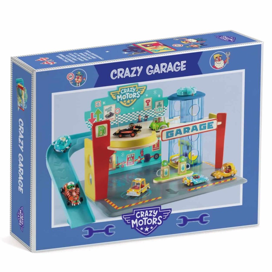 Warsztat samochodowy kolekcja CRAZY MOTORS / Djeco