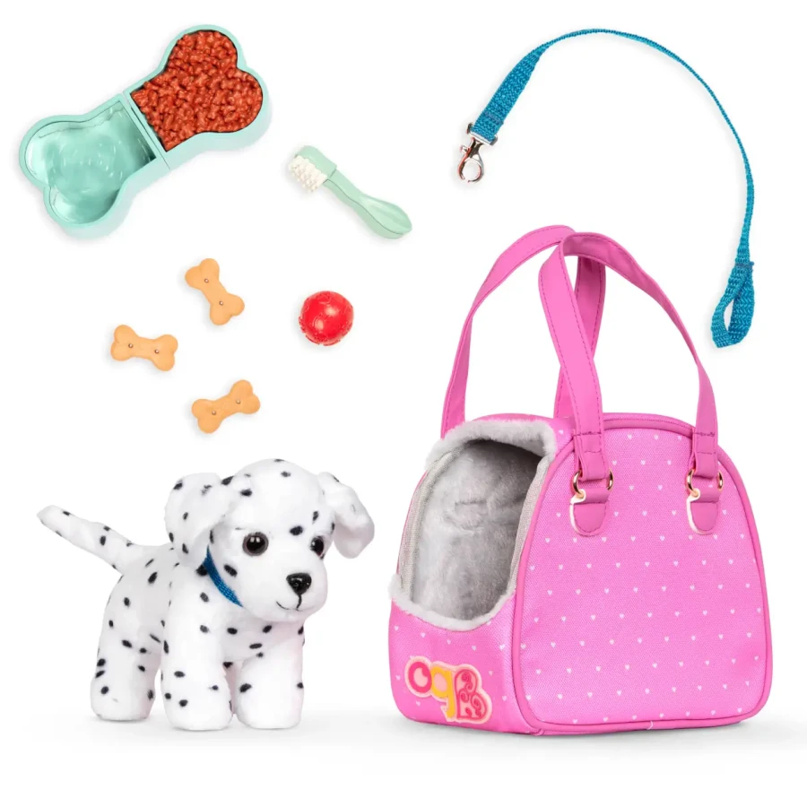 Piesek DALMATYŃCZYK w torebce – Hop in Dog Carrier /  OurGeneration
