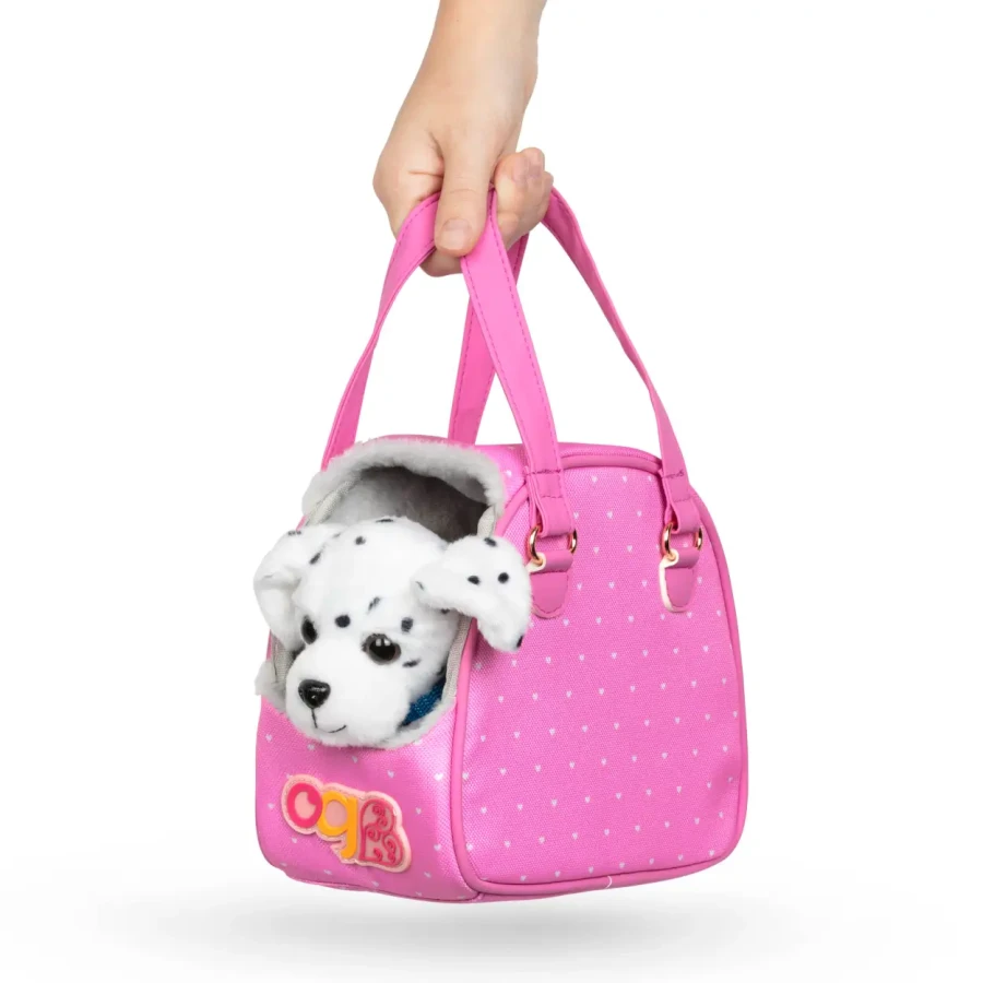 Piesek DALMATYŃCZYK w torebce – Hop in Dog Carrier /  OurGeneration