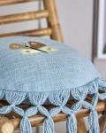 Poduszka dekoracyjna Elinna - Blue / Bloomingville Mini