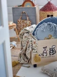Poduszka dekoracyjna Elinna - Blue / Bloomingville Mini