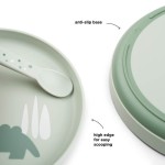 Talerzyk dla Dziecka Foodie Croco Green / Done by Deer