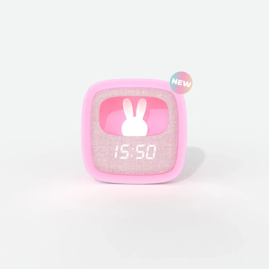 Budzik i lampka nocna Billy Clock - Marshmallow / MOB Paris