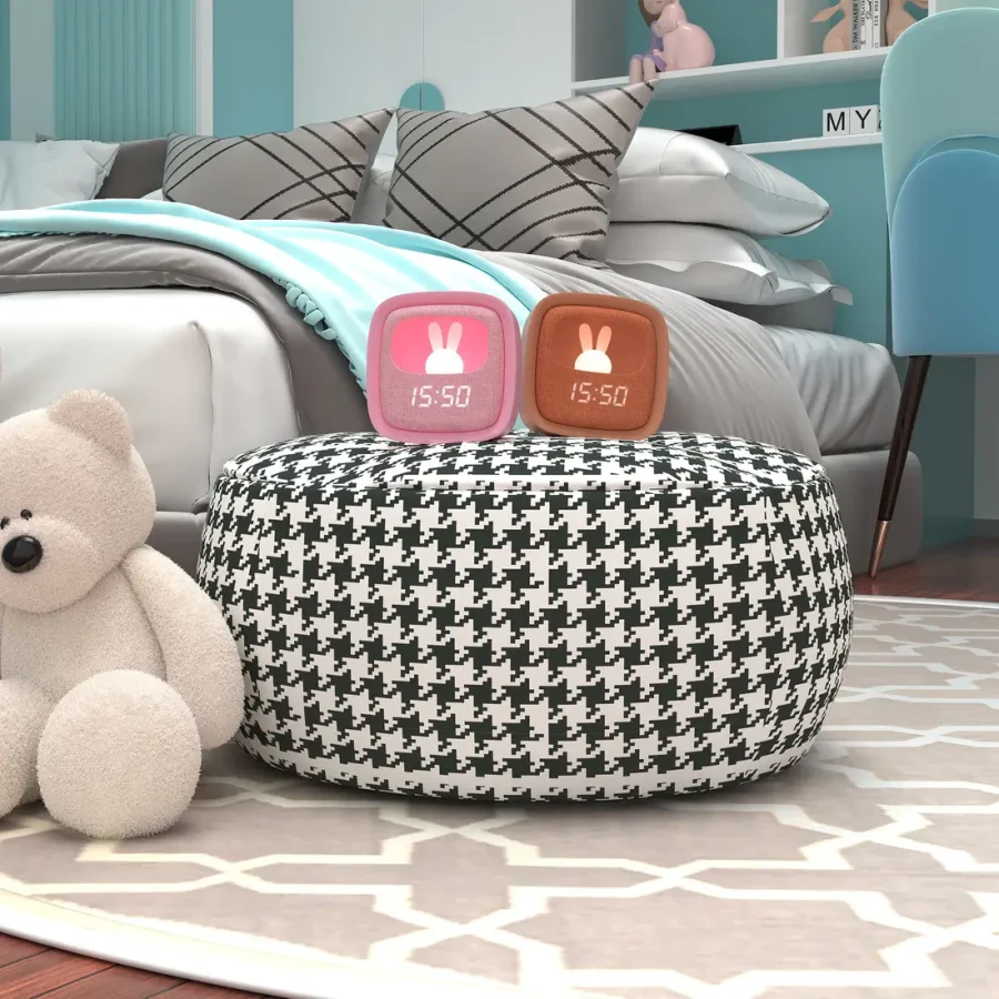Budzik i lampka nocna Billy Clock - Marshmallow / MOB Paris