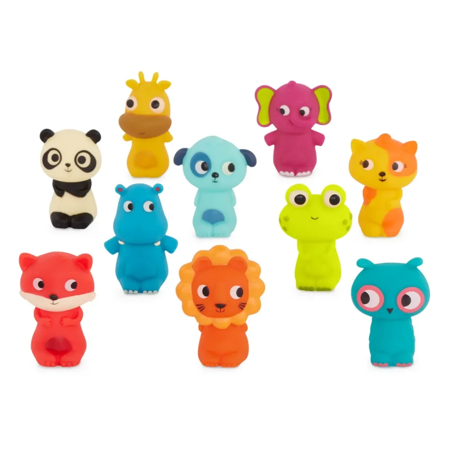 Finger Puppet Pets – pacynki na palce – zestaw 10 sztuk / B.Toys