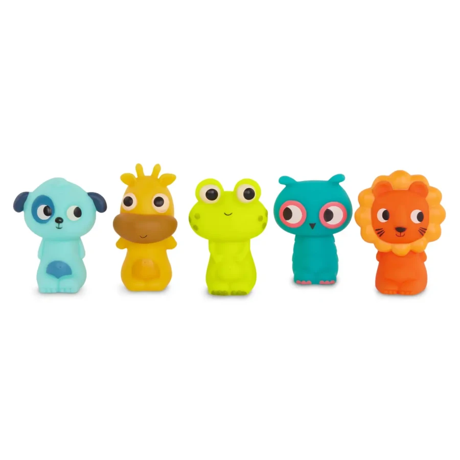Finger Puppet Pets – pacynki na palce – zestaw 10 sztuk / B.Toys