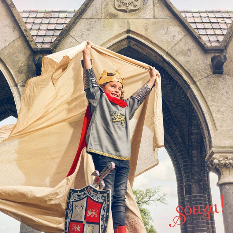 Kostium miękka zbroja z peleryną król Arthur / Souza!
