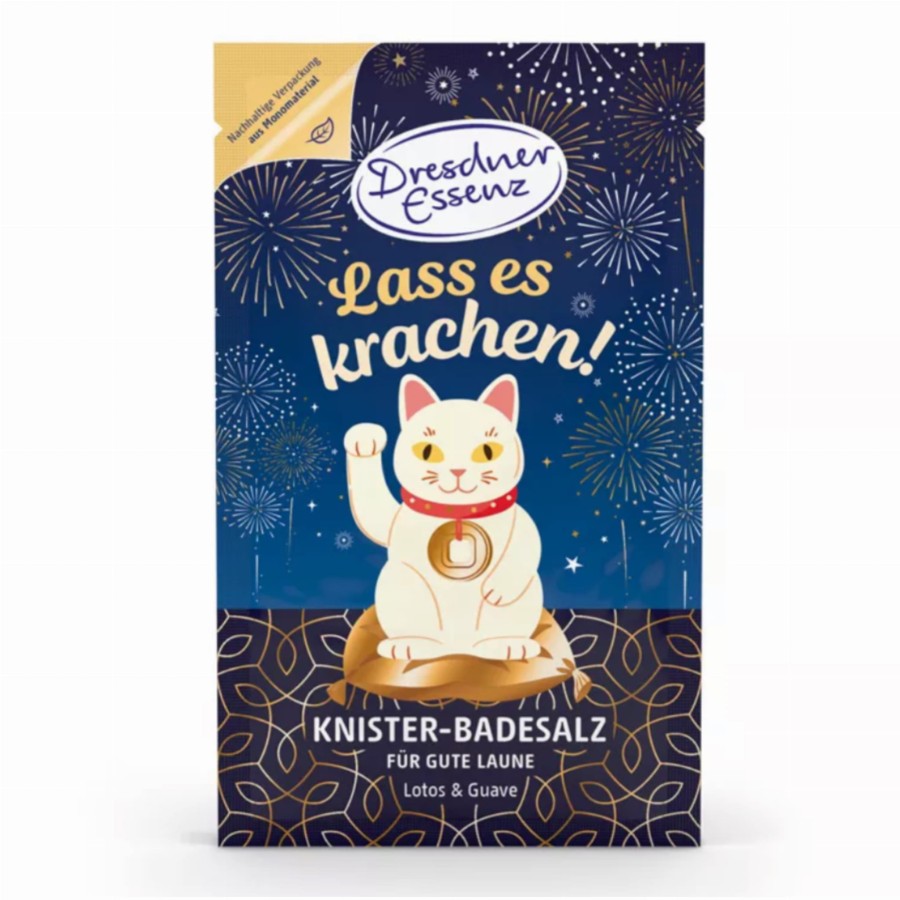 NA SZCZĘŚCIE! - strzelająca sól do kąpieli, 60g / Dresdner Essenz