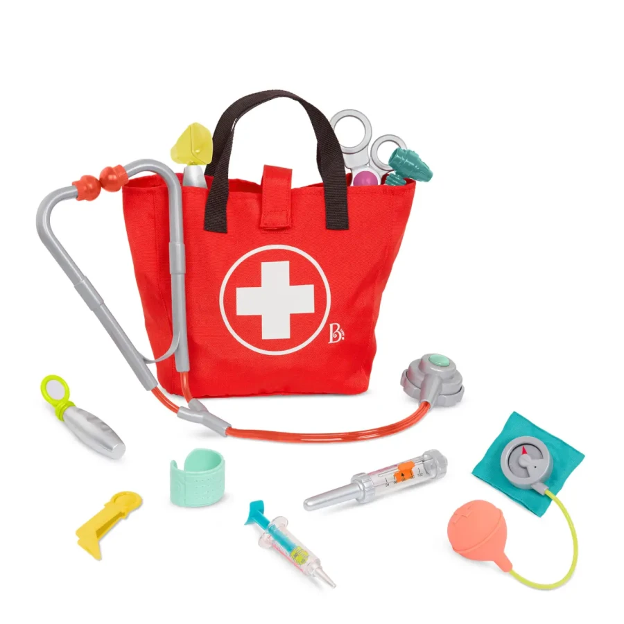 Mini Doctor Care Kit – zestaw małego lekarza w torbie / B.Toys