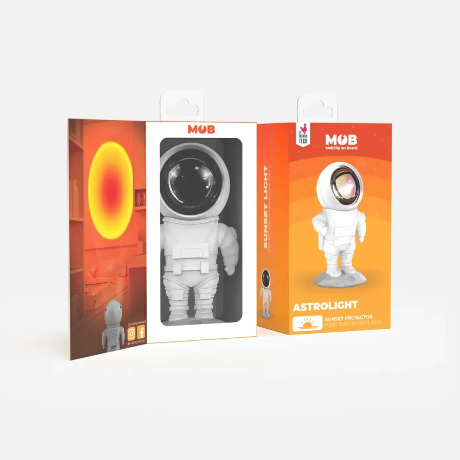 Astrolight - projektor zachodu słońca, orange / MOB