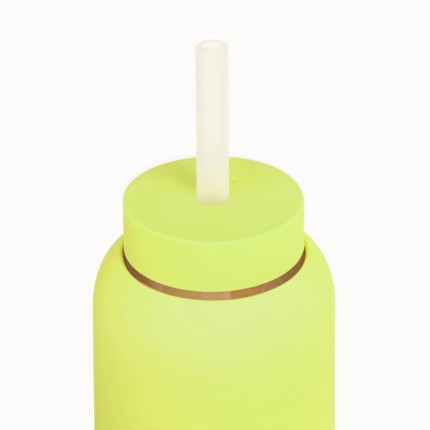 Silikonowa nasadka z rurką do butelek Bink - PINEAPPLE / BINK
