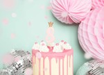 Świeczka urodzinowa Cyferka 8 - jasny różowy / PartyDeco