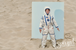 Kostium kombinezon astronauty srebrny / Souza!