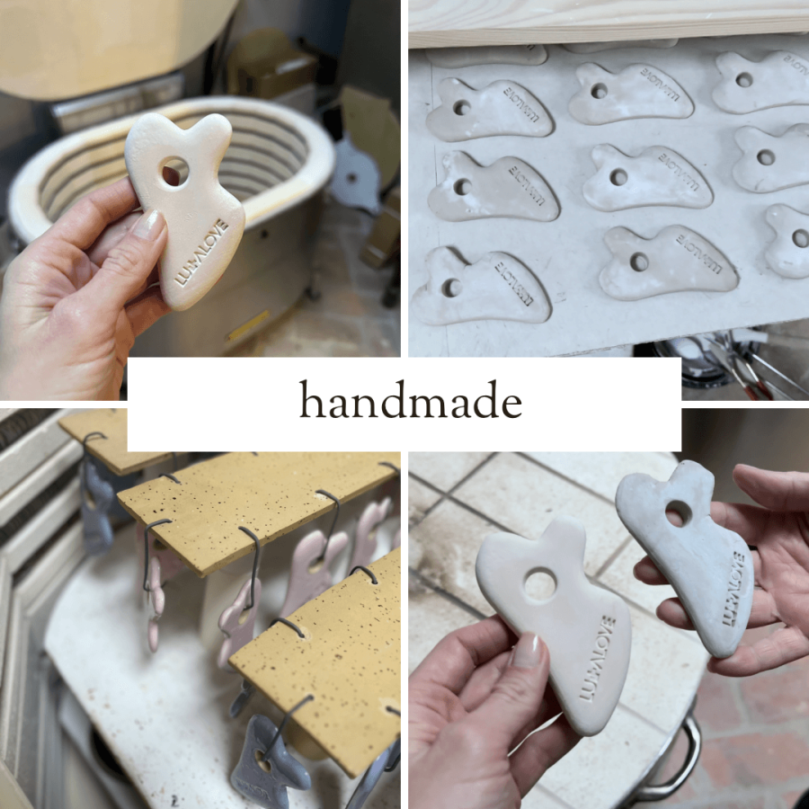 Ceramiczny masażer gua sha - lawenda / Lullalove