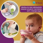 Silikonowa miseczka z pokrywką - szałwia / b.box fill+feed