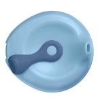 Silikonowa miseczka z pokrywką - błękit / b.box fill+feed