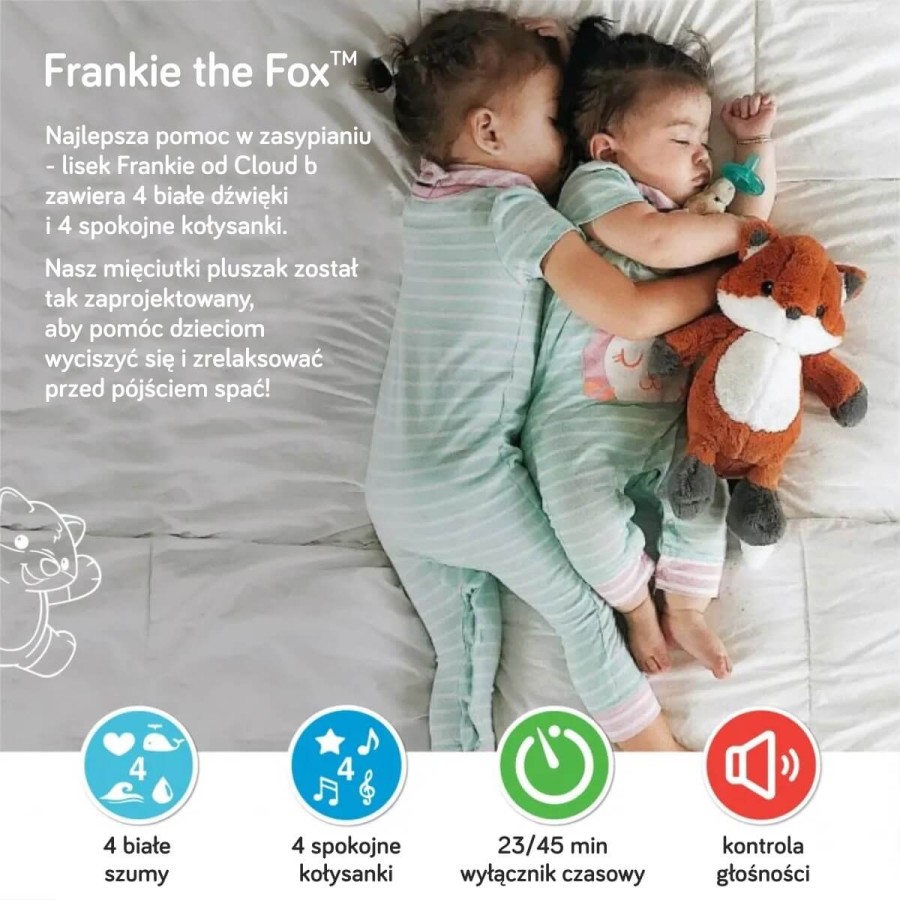 Szumiący Lisek z pozytywką / Cloud b® Frankie the Fox™