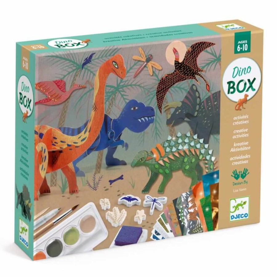 Zestaw artystyczny 6w1 ŚWIAT DINOZAURÓW / Djeco