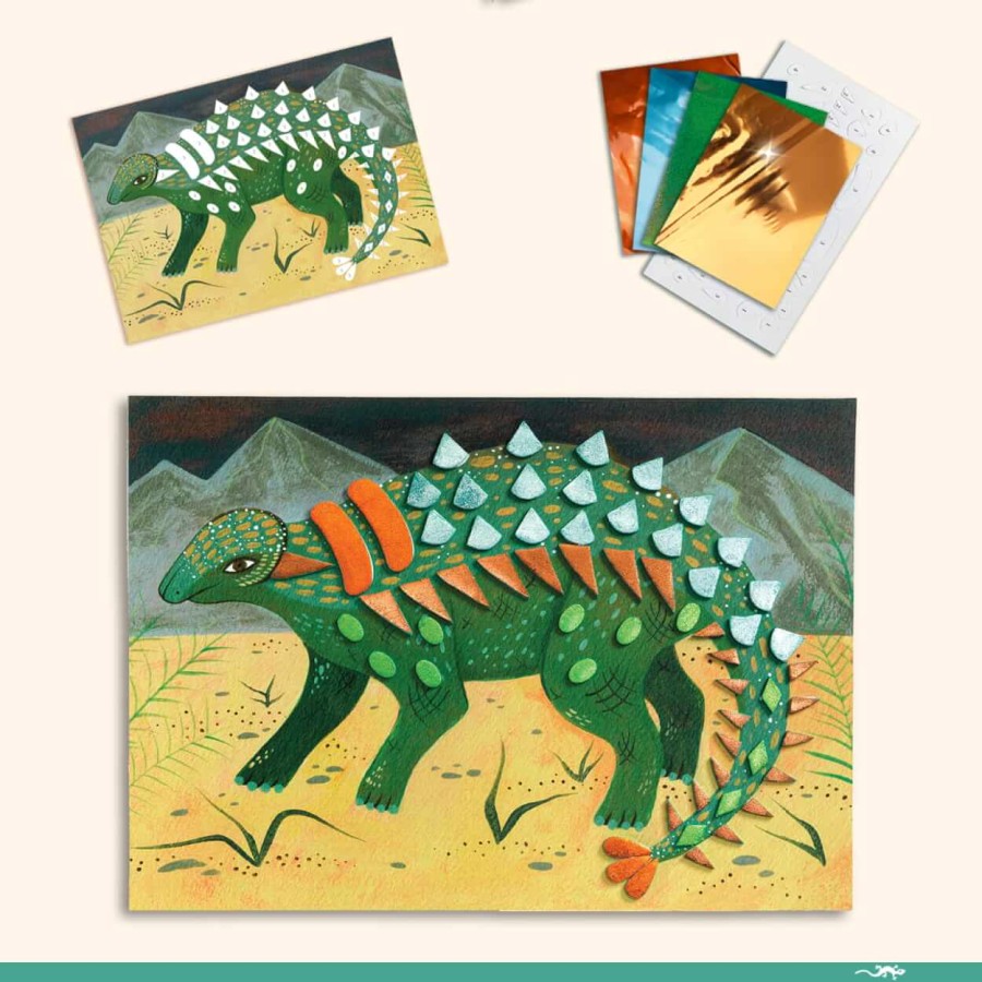 Zestaw artystyczny 6w1 ŚWIAT DINOZAURÓW / Djeco