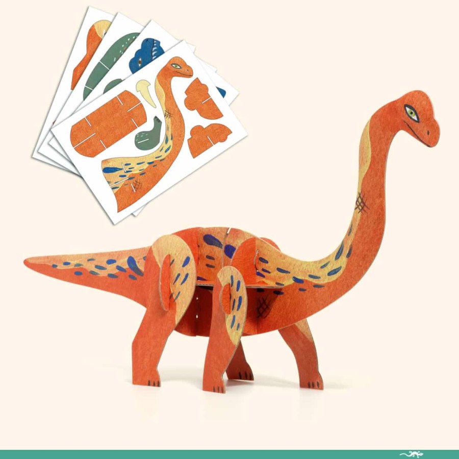 Zestaw artystyczny 6w1 ŚWIAT DINOZAURÓW / Djeco