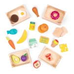 Little Foodie Groups – drewniane skrzyneczki z produktami spożywczymi / B.Toys