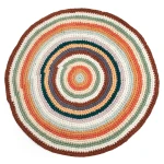 Dziergana mata podłogowa - mixed colours / Sebra
