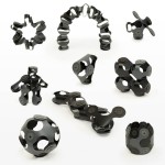 Układanka magnetyczna CLIXO Designer Pack, czarno-szary