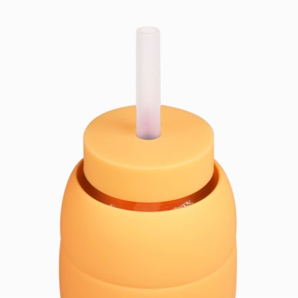 Silikonowa nasadka z rurką do butelek Bink - MELON / BINK