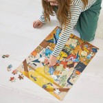 Puzzle w walizce Czary 200 elementów / Janod