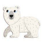 Magnetyczna układanka Zwierzęta polarne Magnetibook  / Janod