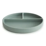 Talerzyk sylikonowy z przyssawką - Cambridge Blue / Mushie
