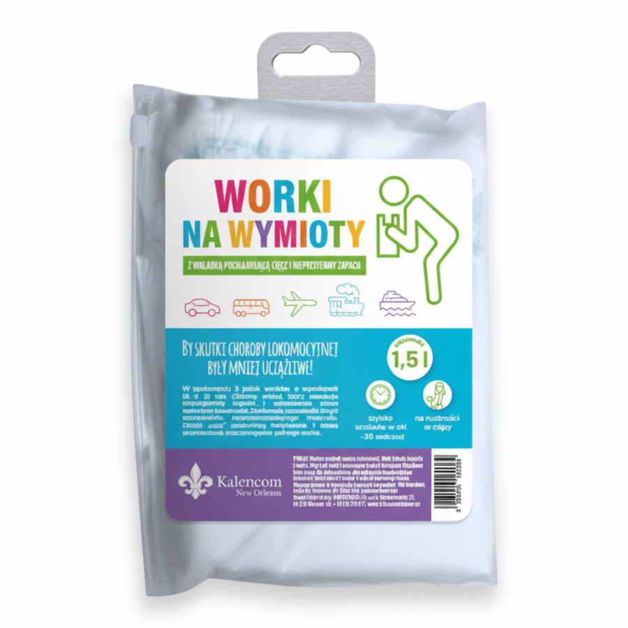 Worki na wymioty 9 szt./ Kalencom