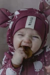 Uchaty kombinezon - Słoneczka na lila / Zezuzulla ZZZ