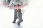 Podkolanówki Dziecięce - Szary Aniołek Różne rozmiary / Mama's Feet