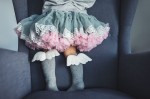 Podkolanówki Dziecięce - Szary Aniołek Różne rozmiary / Mama's Feet