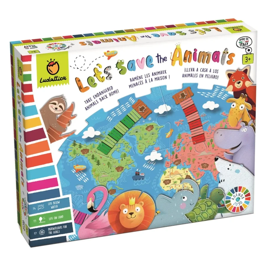 Let’s Save the Animals - gra planszowa AGENDA 2030 „RATUJMY ZWIERZĘTA” / Ludattica