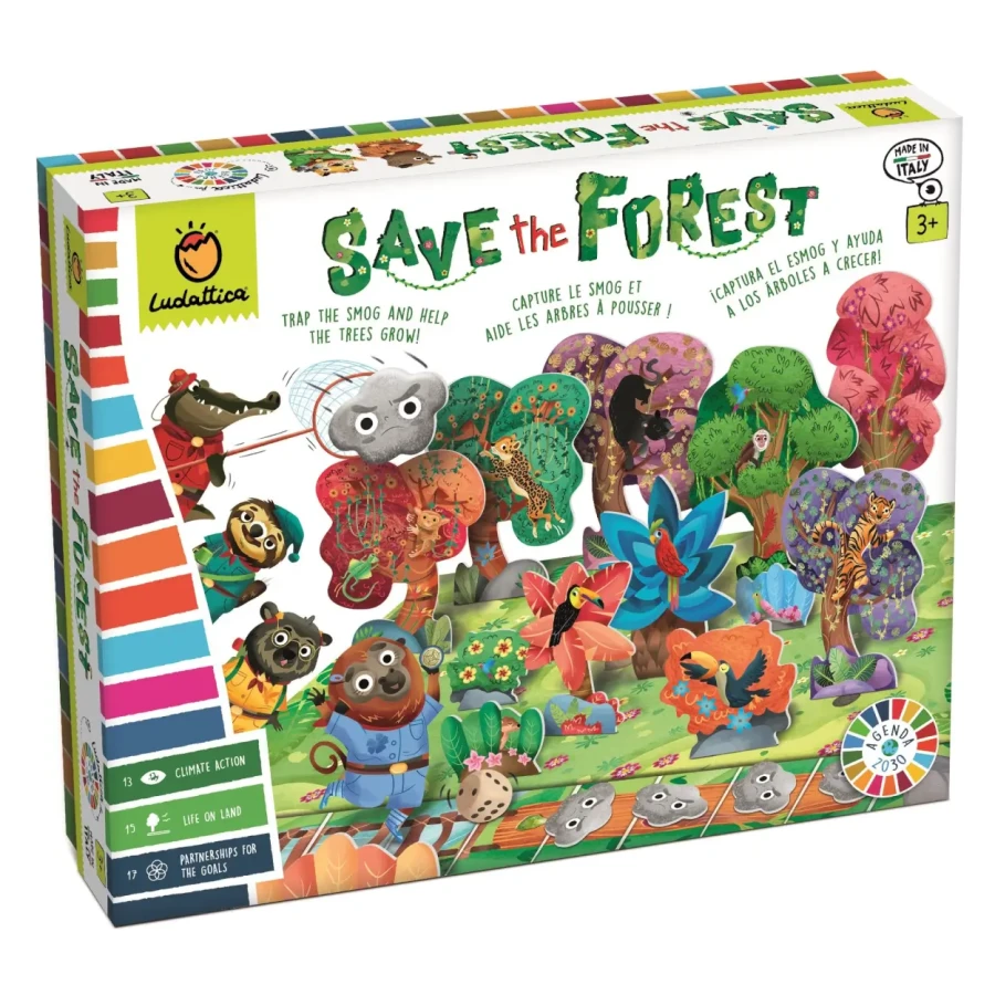 SAVE THE FOREST - gra planszowa AGENDA 2030 „RATUJMY LASY” / Ludattica