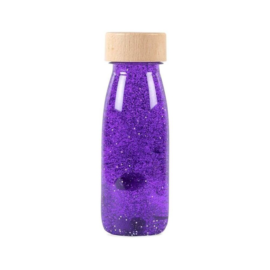 Butelka sensoryczna FLOAT fioletowa / Petit Boum