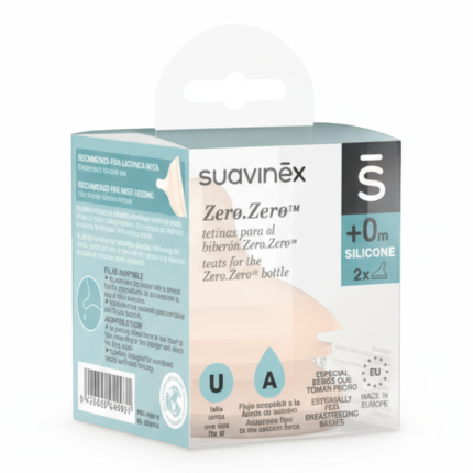Smoczki o regulowanym przepływie do butelki ZERO ZERO  / Suavinex