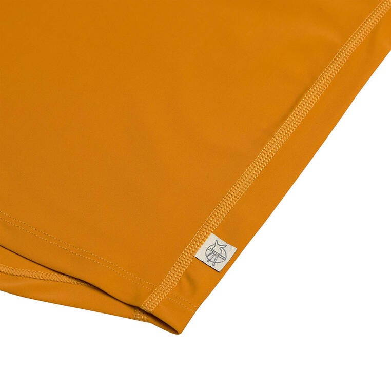 Koszulka do pływania z długim rękawem przeciwsłoneczna UV60 Splash & Fun - Tęcza gold / Lassig