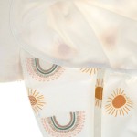 Czapka przeciwsłoneczna z daszkiem i osłoną karku UV80 Splash & Fun Tęcza nature / Lassig