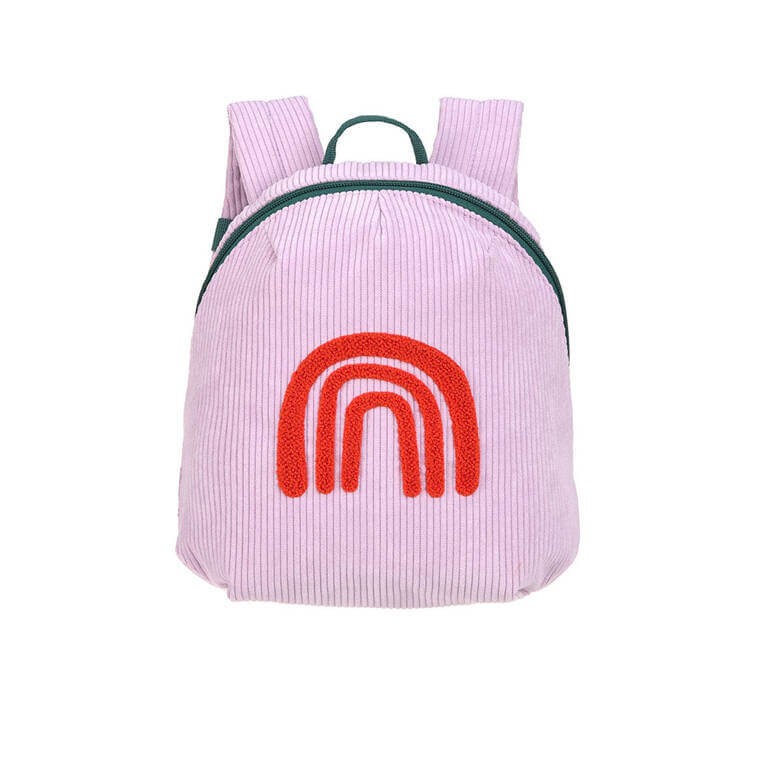 Plecak mini sztruks, Little Gang - Rainbow lilac / Lassig