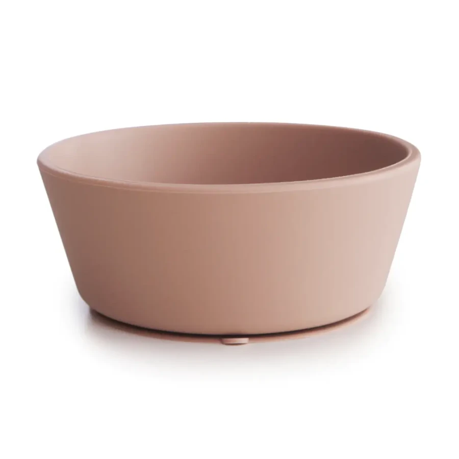 Miseczka sylikonowa z przyssawką - Blush / Mushie