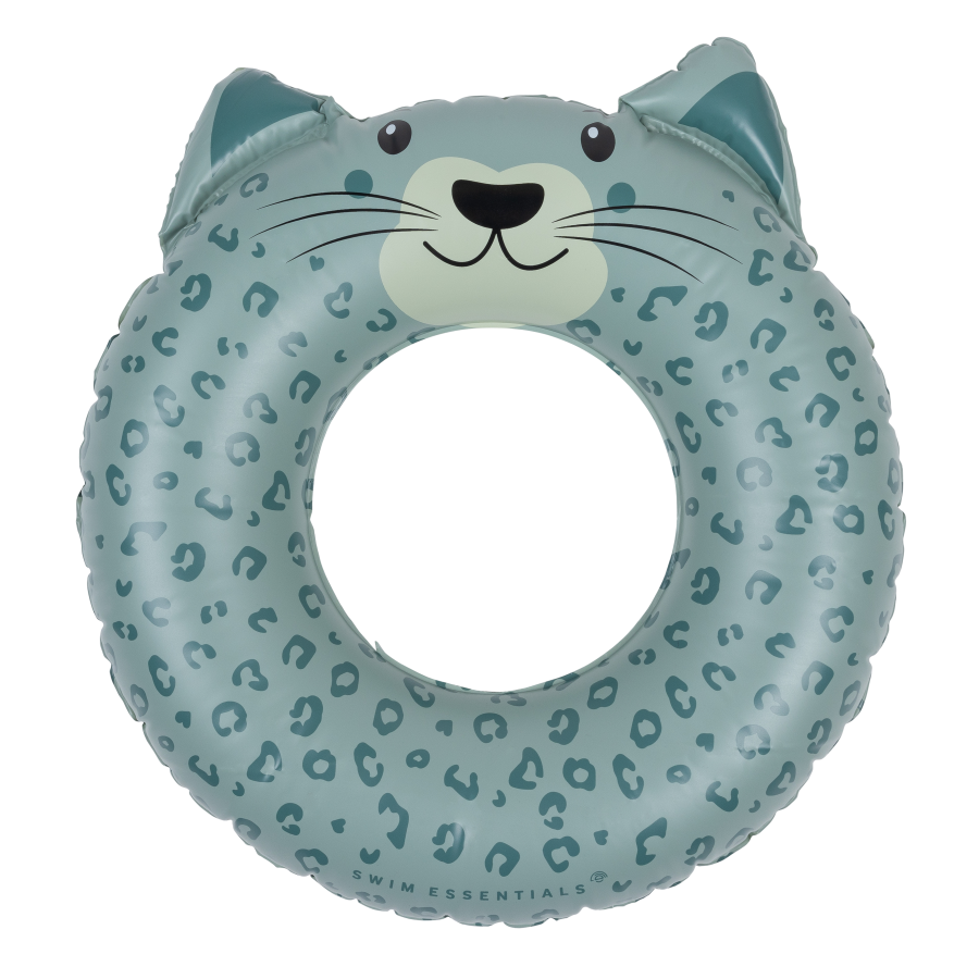 Koło do pływania 55 cm Animal Green Leopard / The Swim Essentials