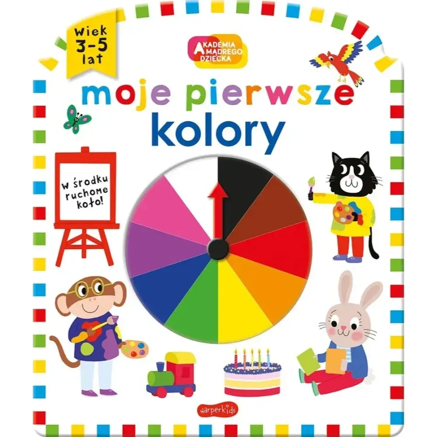 Moje pierwsze kolory. Akademia Mądrego Dziecka. / HarperCollins
