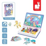 Magnetyczna układanka Jednorożec Magnetibook  / Janod