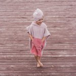 Ponczo kąpielowe Surf BUNNY - pink / Patulove