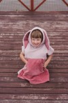 Ponczo kąpielowe Surf BUNNY - pink / Patulove